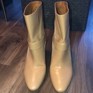 Beige Chloe booties